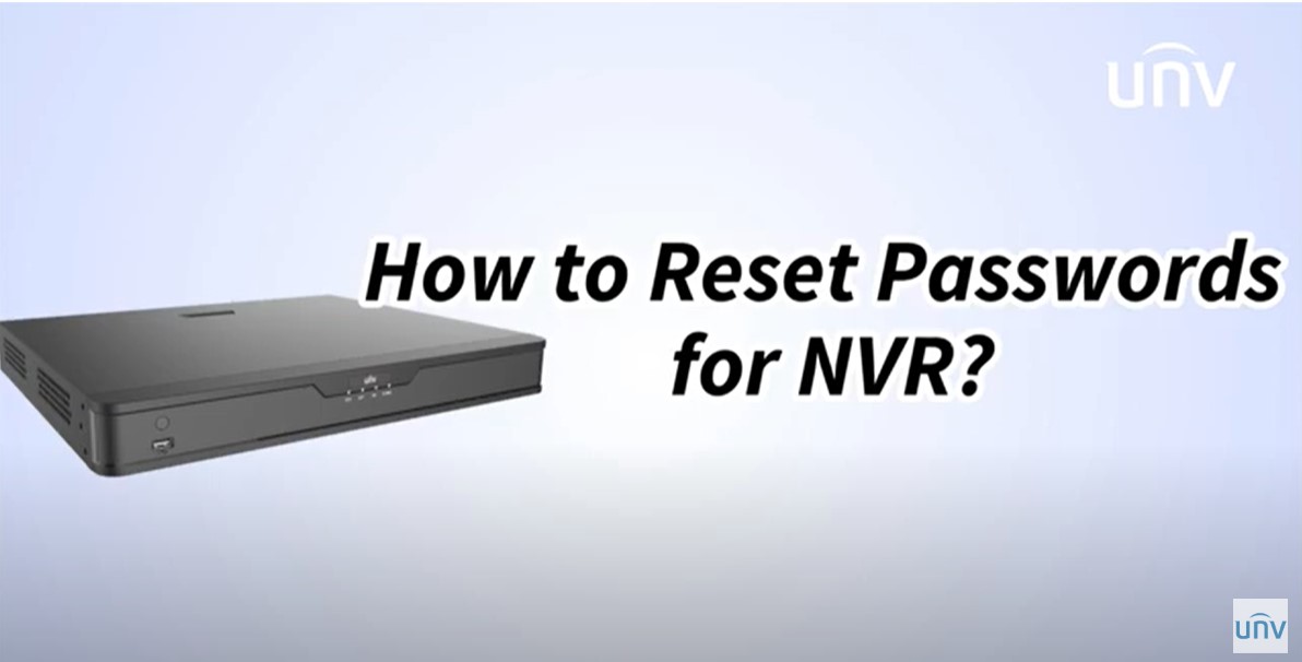 Reset NVR Passwords Image