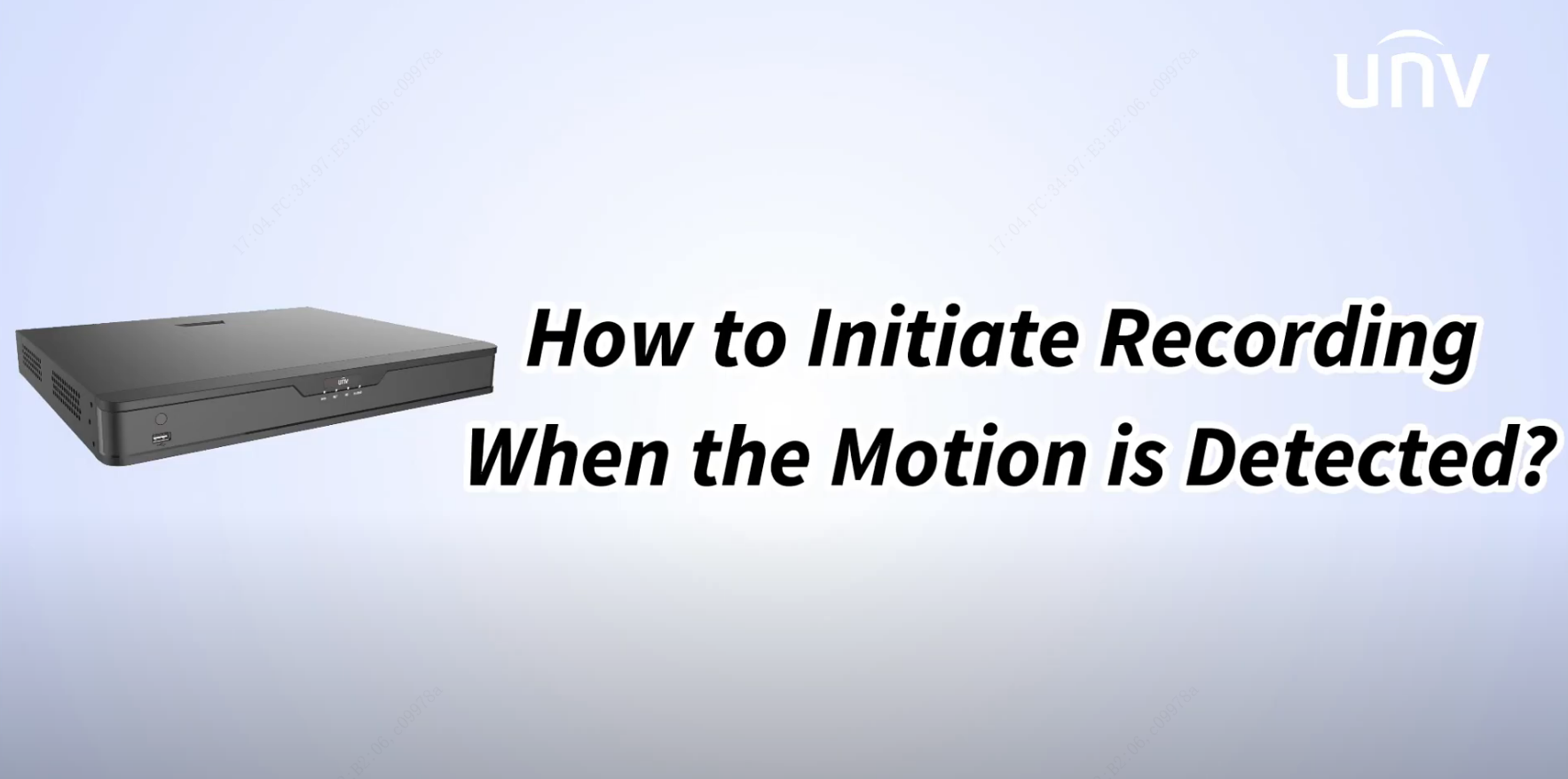 Initiate Motion Recording Image