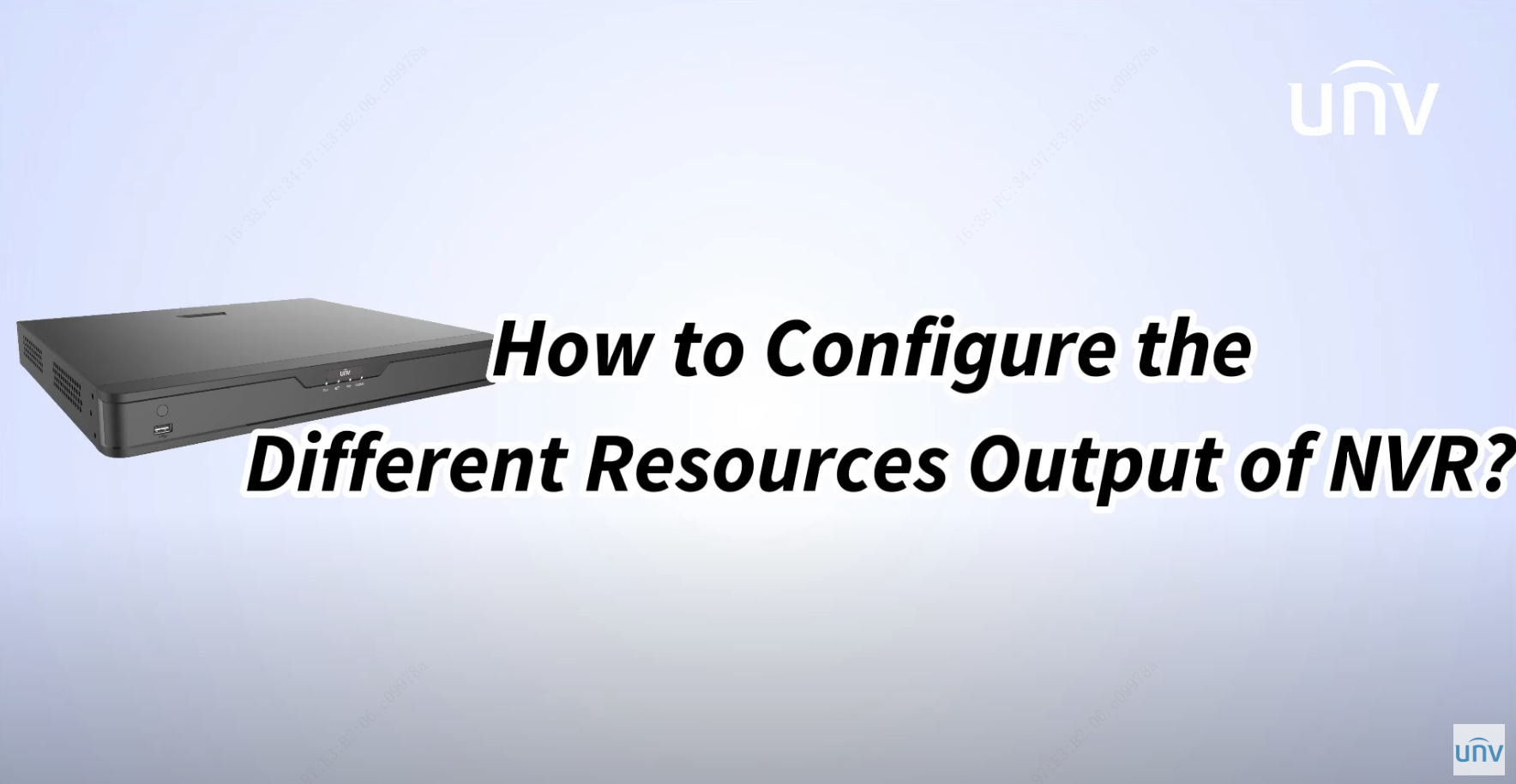 Configure Outputs on NVR Image